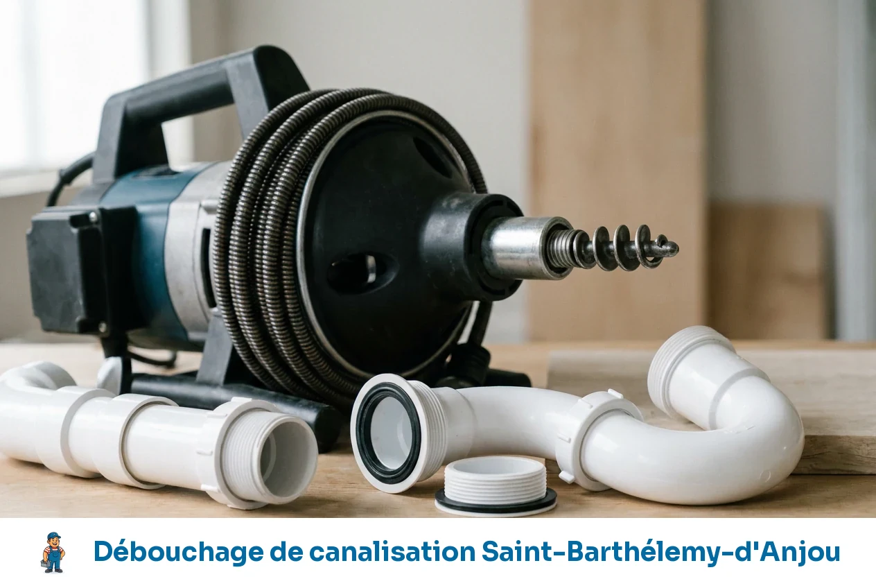Débouchage de canalisation à Saint-Barthélemy-d'Anjou