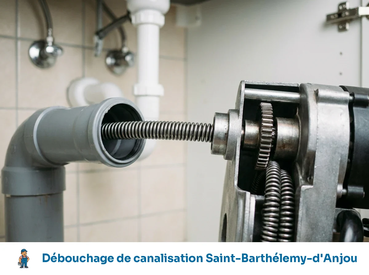 Débouchage de canalisation à Saint-Barthélemy-d'Anjou