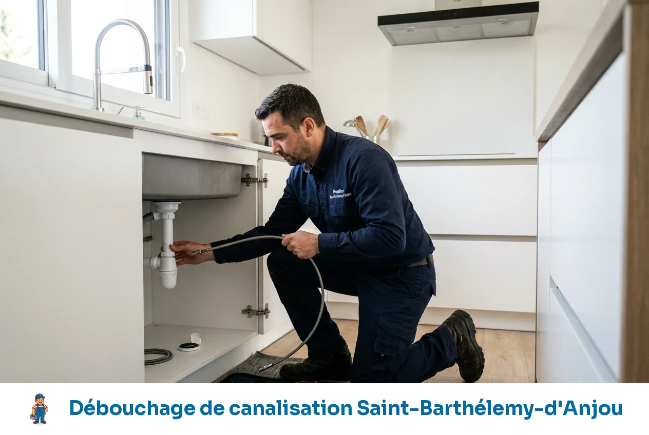 Débouchage de canalisation à Saint-Barthélemy-d'Anjou