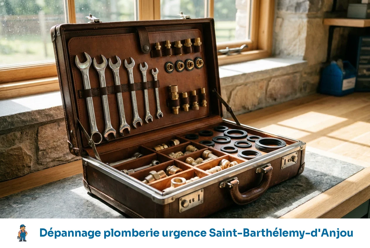 Dépannage plomberie urgence à Saint-Barthélemy-d'Anjou