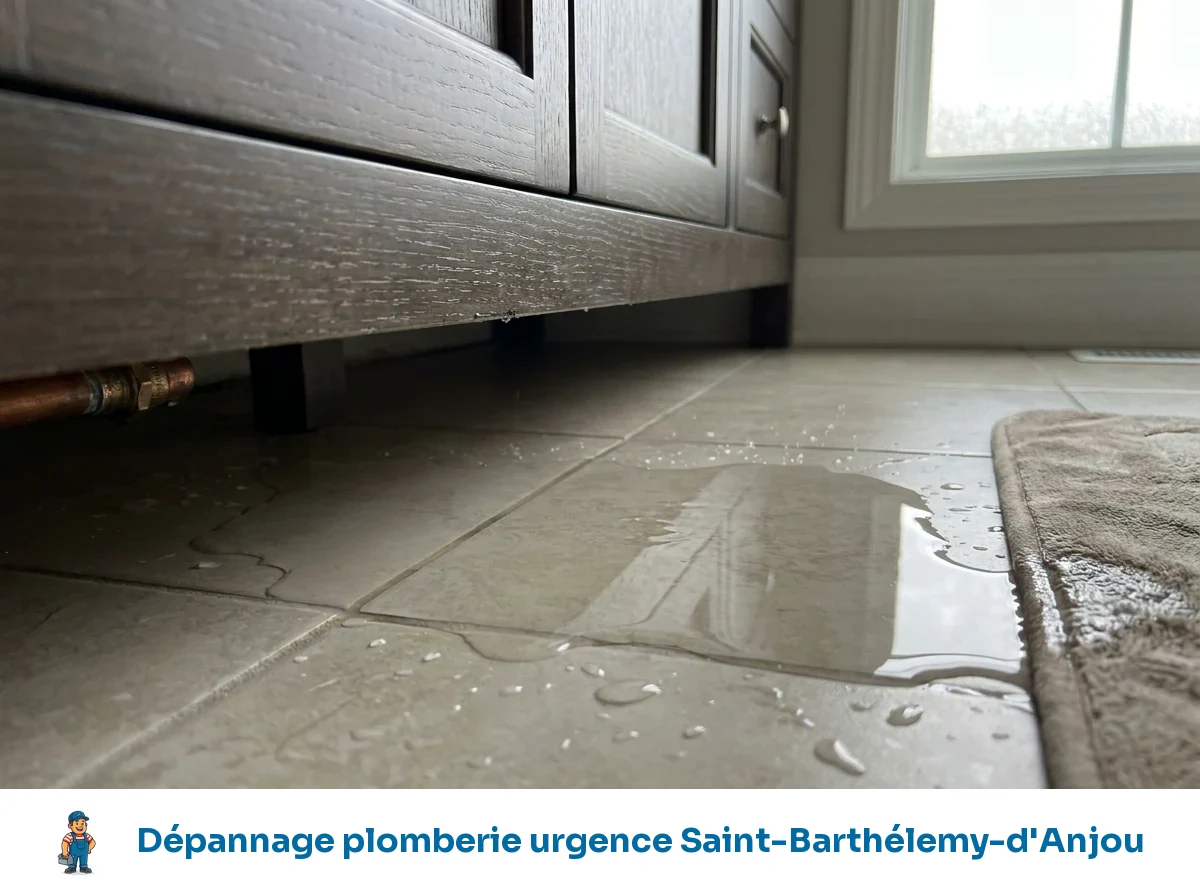 Dépannage plomberie urgence à Saint-Barthélemy-d'Anjou
