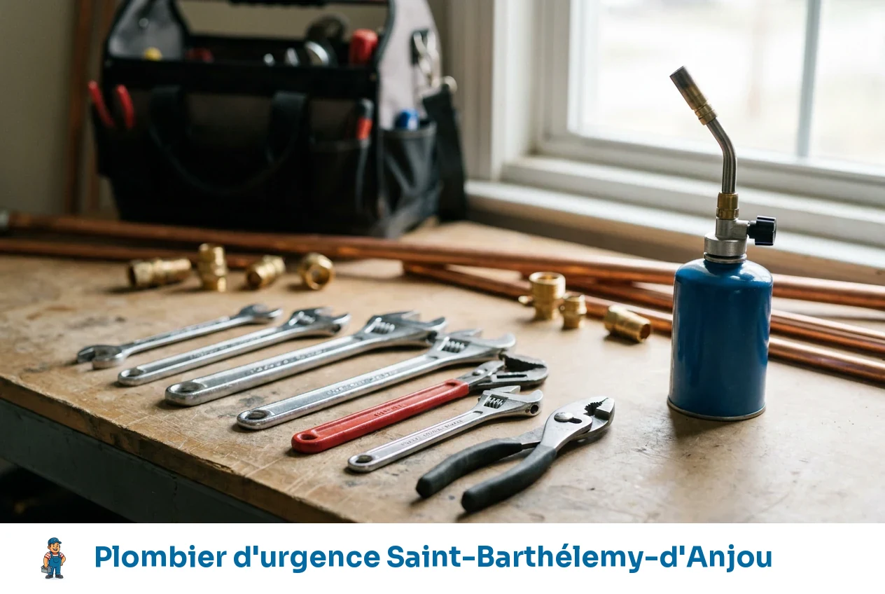 Plombier d'urgence à Saint-Barthélemy-d'Anjou