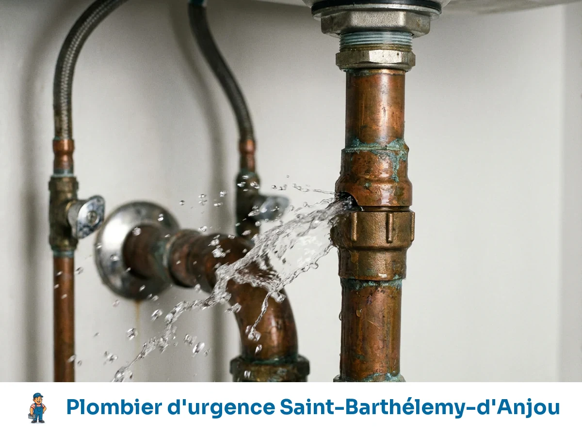Plombier d'urgence à Saint-Barthélemy-d'Anjou