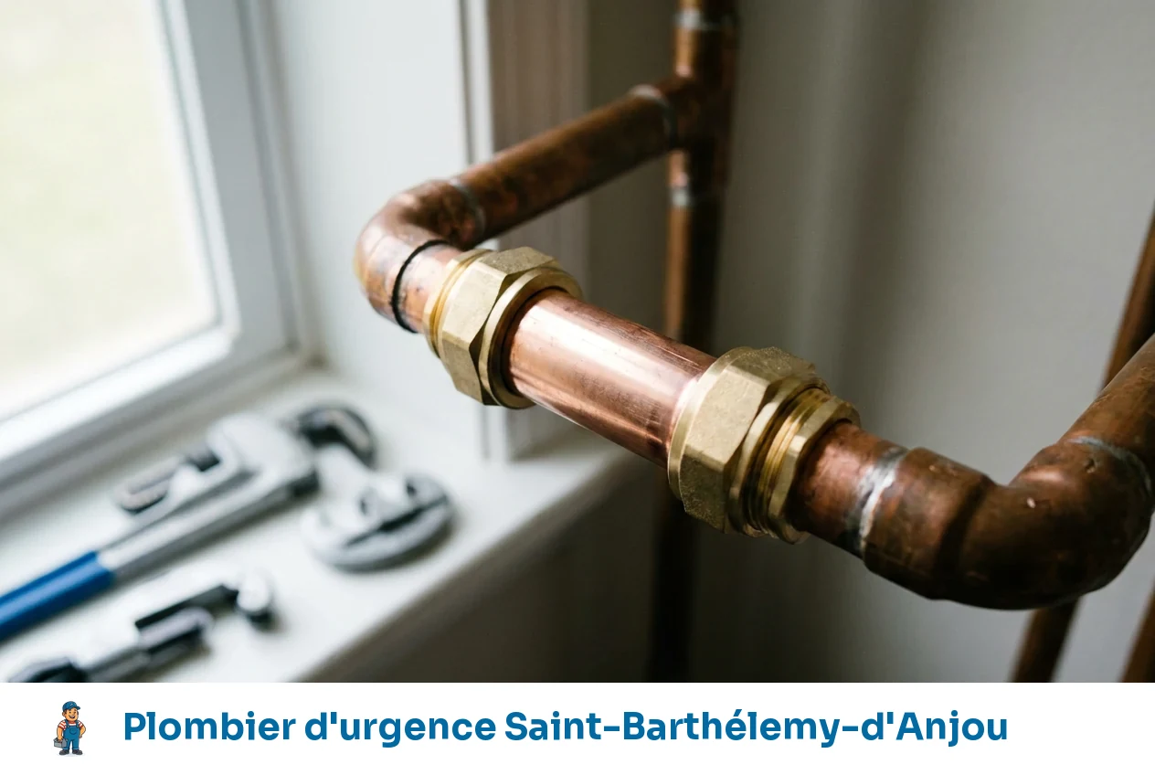 Plombier d'urgence à Saint-Barthélemy-d'Anjou