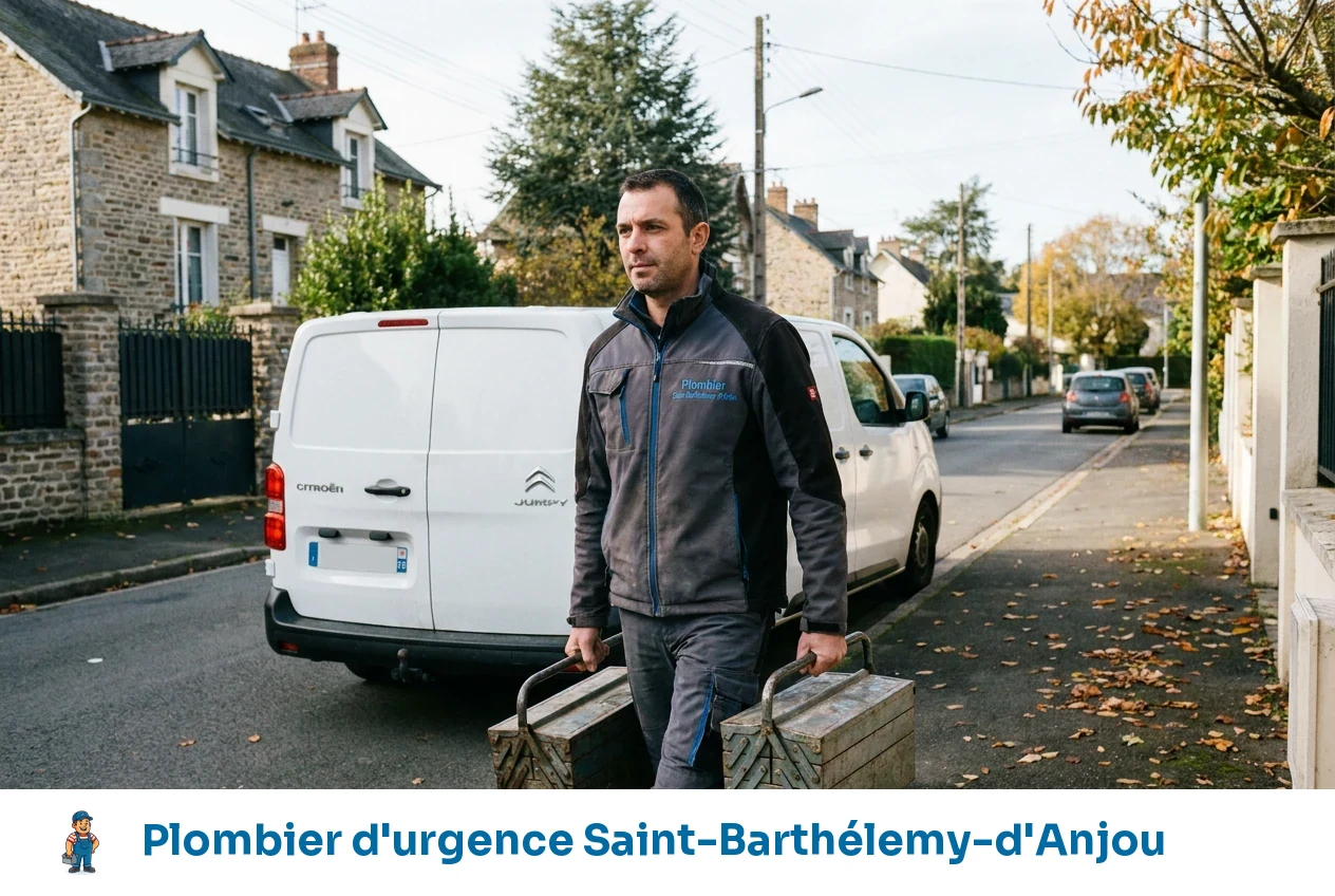 Plombier d'urgence à Saint-Barthélemy-d'Anjou