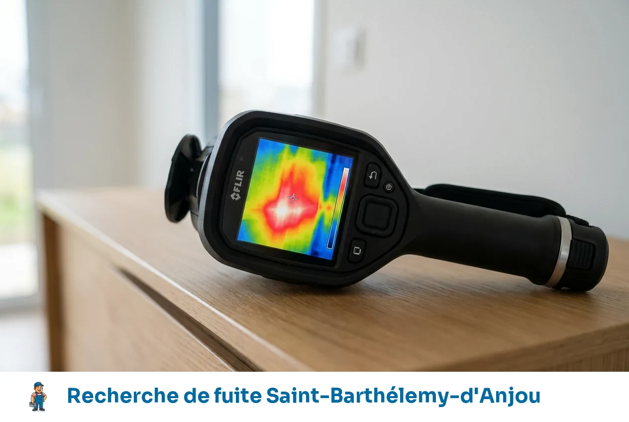 Recherche de fuite à Saint-Barthélemy-d'Anjou