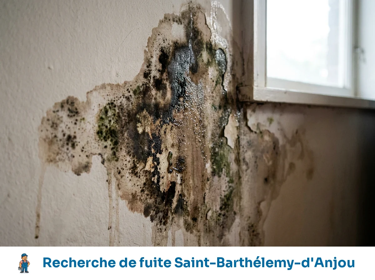 Recherche de fuite à Saint-Barthélemy-d'Anjou