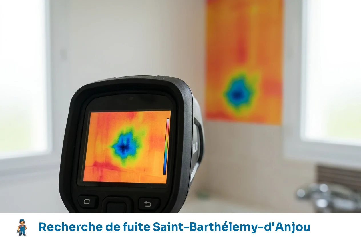 Recherche de fuite à Saint-Barthélemy-d'Anjou