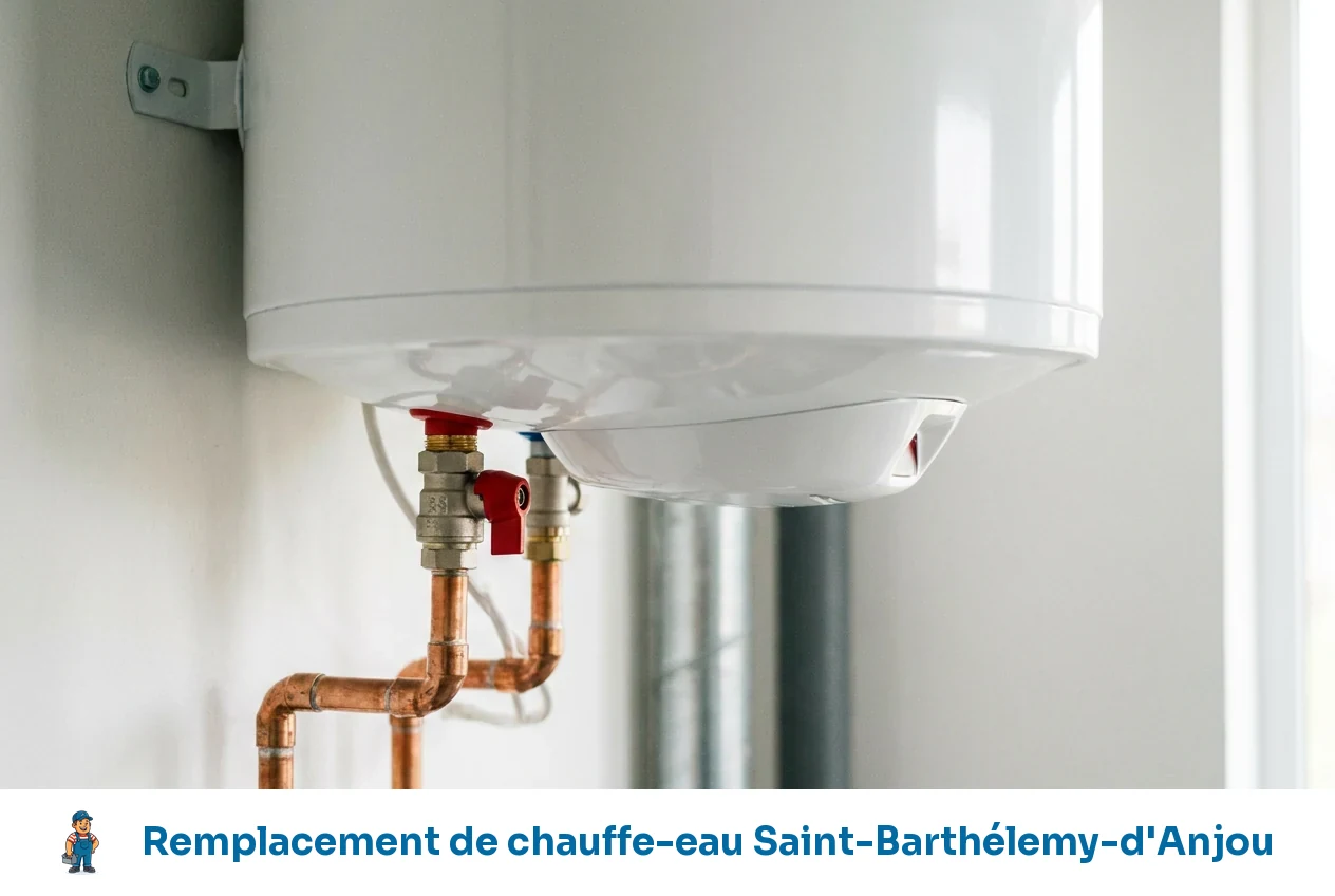 Remplacement de chauffe-eau à Saint-Barthélemy-d'Anjou