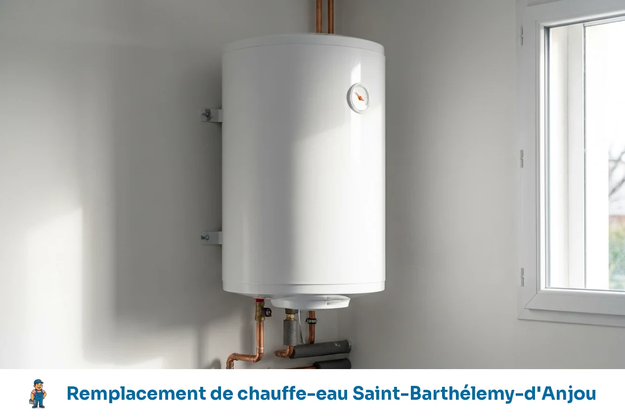 Remplacement de chauffe-eau à Saint-Barthélemy-d'Anjou