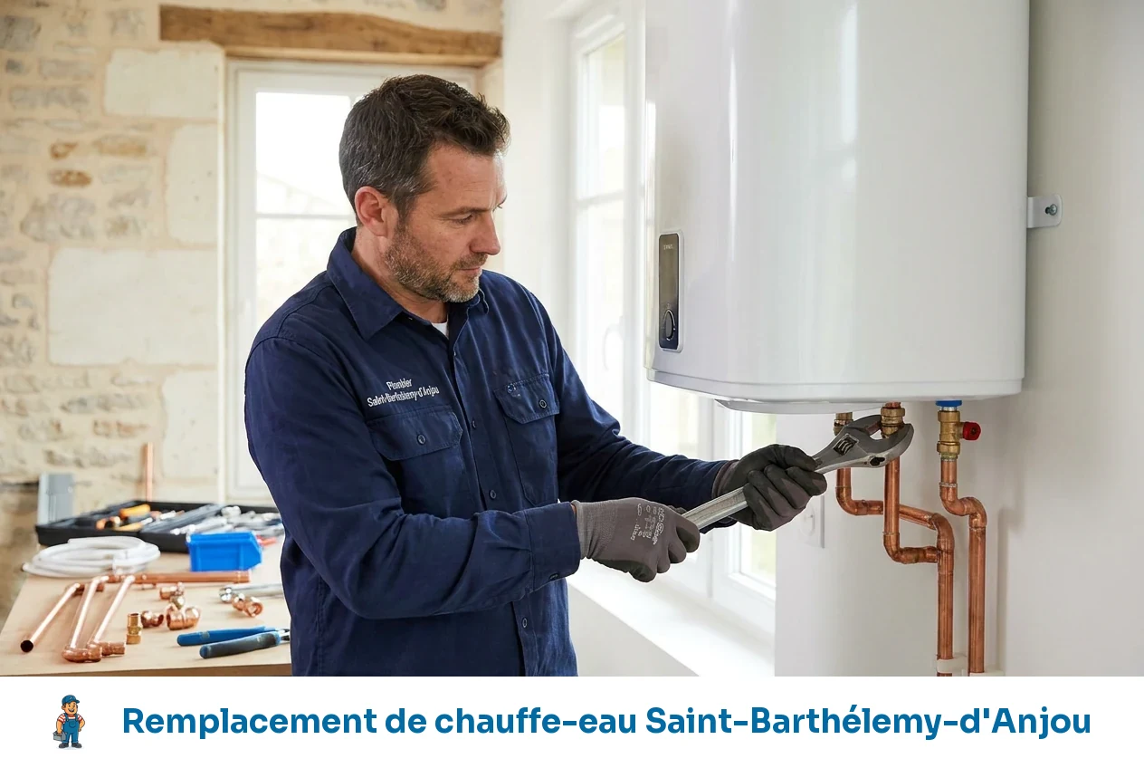 Remplacement de chauffe-eau à Saint-Barthélemy-d'Anjou