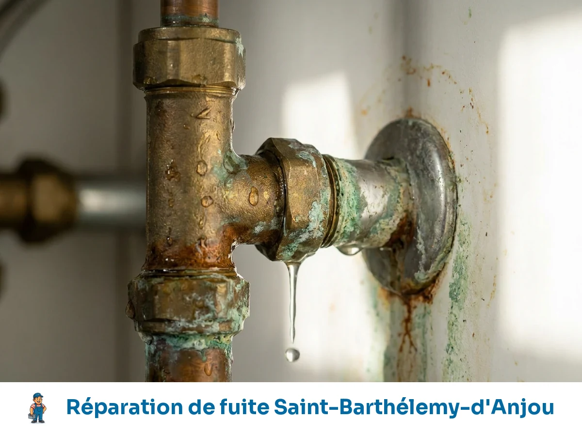 Réparation de fuite à Saint-Barthélemy-d'Anjou