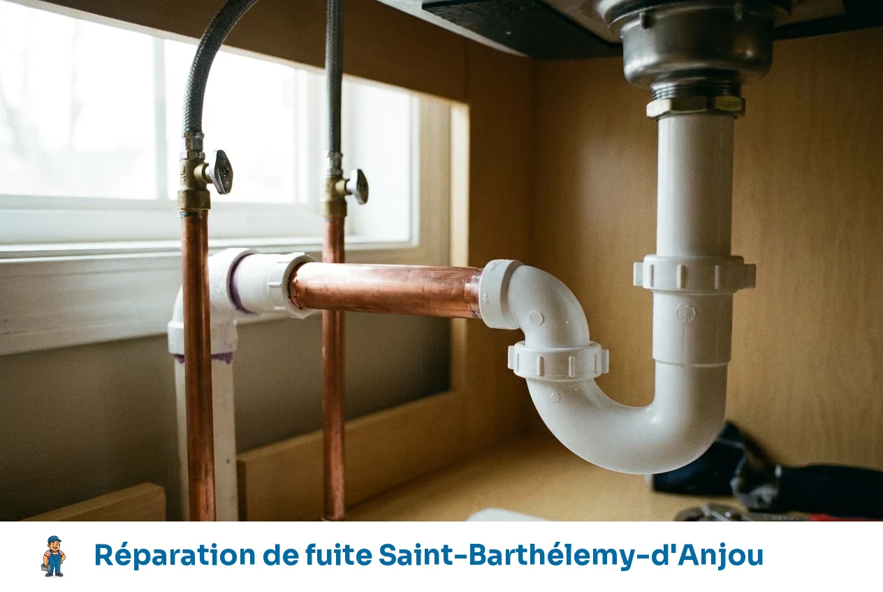Réparation de fuite à Saint-Barthélemy-d'Anjou