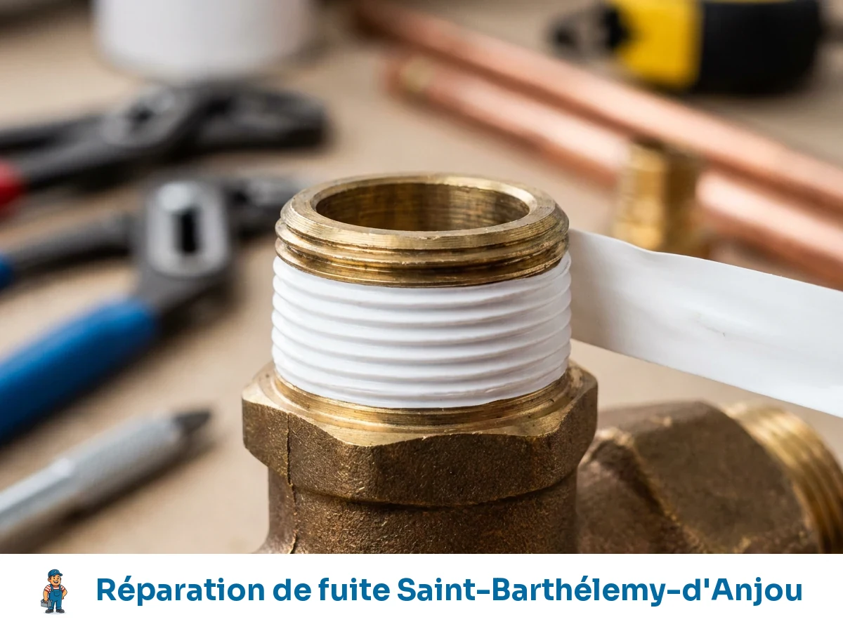 Réparation de fuite à Saint-Barthélemy-d'Anjou