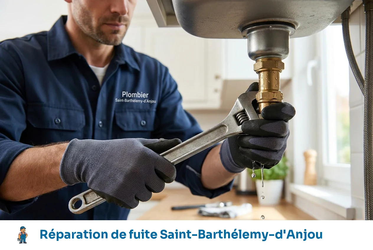 Réparation de fuite à Saint-Barthélemy-d'Anjou